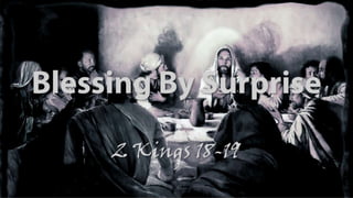 Ls lords supper 2 kings 18 19 slides 033014