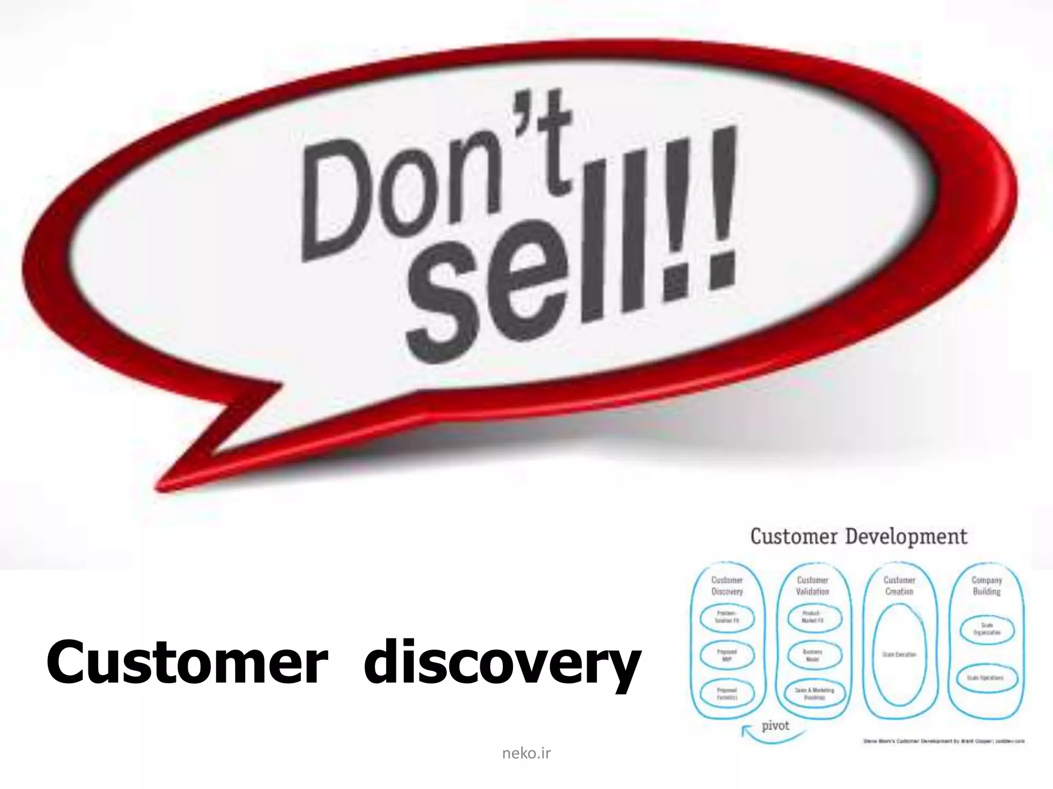 Customer discovery
neko.ir
 