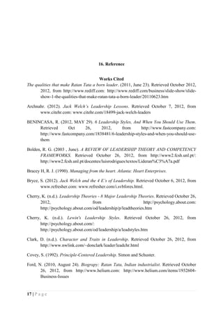 Comparative Study of Two Iconic Leaders: Contrasting cross-cultural ...