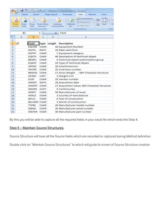 Lsmw for master data upload simple explanation | PDF