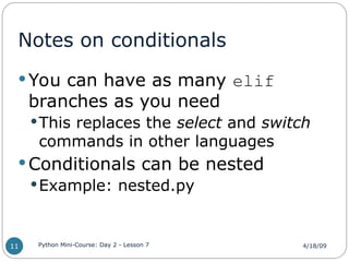 conditional in pyhton slide for beginners | PPT