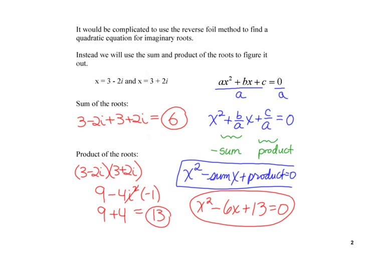 Algebra 2 Lesson 3-8
