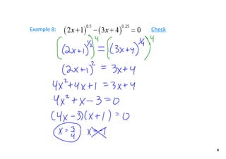 Example 8:   Check




                     8
 