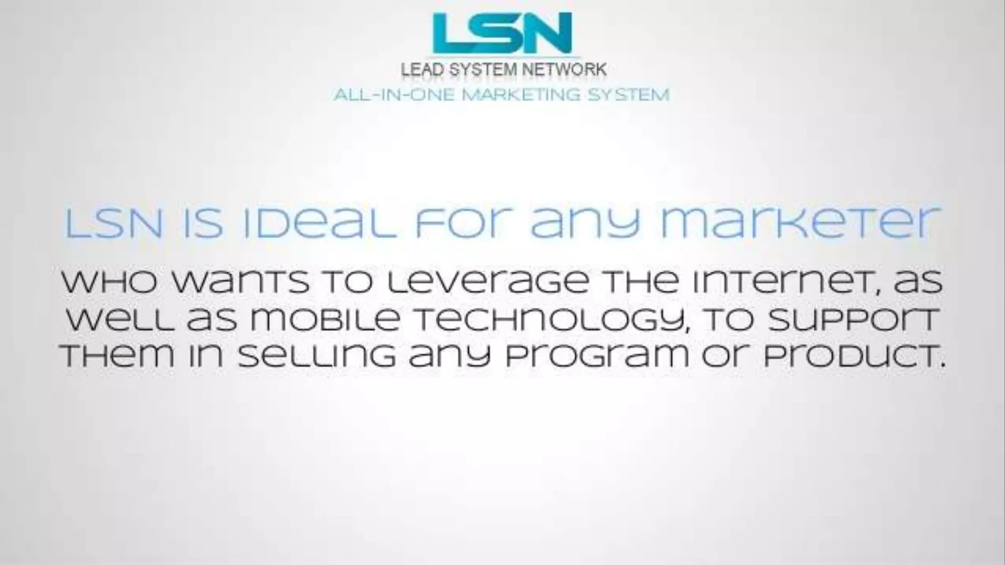 Lsn LSN Lead System Network Presentation 100% Commisions | PPTX