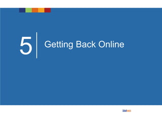 Getting Back Online
5
 