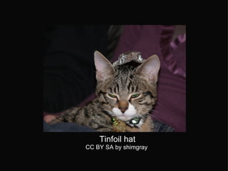 Tinfoil hat CC BY SA by shimgray  