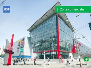 Lumea SEO PPCWebDigital - Agentia ta Specializata in PPC Marketing
3. Zone comercialeUSP
 