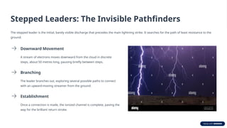 Step Leader Lightning and switching over voltages ppt | PPTX