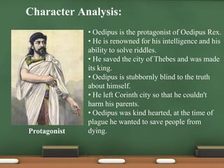 characters of oedipus rex the king