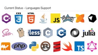 Current Status - Languages Support
 