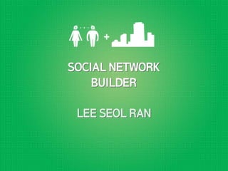I'm social network builder in the future