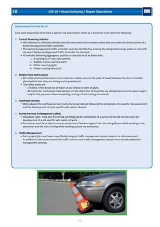 Lsr Risk Management Life Saving Rules - HSE | PDF