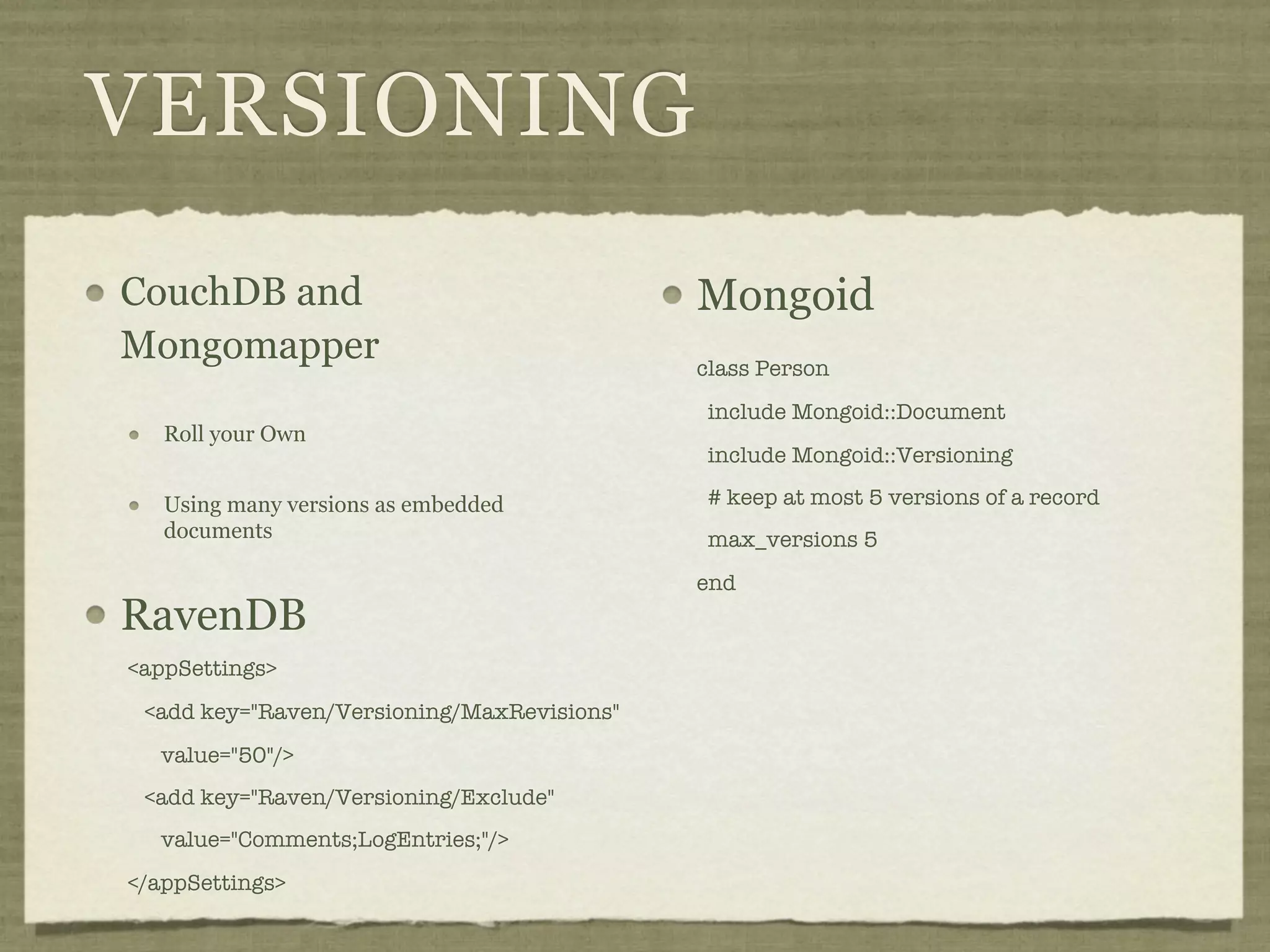 Battle of NoSQL stars: Amazon's SDB vs MongoDB vs CouchDB vs RavenDB ...