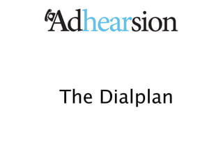 The Dialplan
 