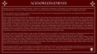 Creating this first consulting casebook has been a journey of collaboration, persistence, and discovery. This resource exists today because numerous
individuals believed in our vision of democratizing access to consulting preparation materials specifically designed for undergraduate students.
First and foremost, we're immensely grateful to the extraordinary alumni network who generously shared their time and experiences despite demanding
work schedules. Our deepest appreciation to:
Abhinav Singh, Aditi Das (Accenture), Aditi Maheshwari (BCG), Aiman Fatma (Praxis), Amanpreet Kaur (LEK), Ananya Rath (BCG), Anshika Jain (McKinsey),
Archita Deshmukh (Dalberg), Ashmeet Kaur (McKinsey), Ayushi Agarwal, Celina Srivastav (Accenture), Cherry Nangia (BCG), Dharmin Shah (BCG), Shreya
Kothari, Ayushi Agrawal (Kepler Canon), Gitan Chopra, Gunika Kakkar (McKinsey), Ishita Aggarwal (Kepler Canon), Jannat Dutta, Khushi Bhagel (Accenture),
Khushi Vadhera (Accenture), Kriti Mittal (Bain & Company), Krrish Kohli (BCG), Mitika Singla (ZS), Muskan Mundra (BCG), Nandini Gupta (ZS Associates),
Nehal Baveja, Om Singhal (ZS Associates), Omisha Vaish (BCG), Palak (ZS Associates), Paavni Dewan (Kepler Cannon), Pallavi Mundhra, Paridhi Gupta
(BCG), Pratham Shah (BCG), Prithaa (Deloitte), Rashee Babbar (McKinsey), Rishabh Aggarwal (BCG), Ruhani Bakhru (McKinsey), Ruhani Taneja (Redseer),
Sanskriti Pattnaik (FTI Consulting), Shravani Indurkar (McKinsey), Shoumik Das (McKinsey), Shreya Mahajan, Suhani Agarwal (McKinsey), Tanay Banerjee
(McKinsey), Varnit Pandey (Nation with Namo), Yojna Madan, and Yuvika Agarwal (ICF Consultants), Priyal Vishal (Blackstone), Vidhi Chaudhary, Meemansa
Singh (Meesho), Tanisha Bhatia (Meesho), Sanchita Swami (Everest Group), Aditi Rawat (Houlihan Lokey),
This project would have remained merely an idea without the dedication of our core team. From transcribing interviews to designing frameworks, from
editing content to managing logistics—their collective effort transformed scattered insights into a coherent resource. Our sincere thanks to:
Aarti Rajput, Aisha, Aneesha Malu, Anjali Singh, Anurupa Saha, Apurva Dutta, Arushi Goel, Bhavya Aggarwal, Brinda Thamman, Dhwani Makhija, Divanshi
Gupta, Divyanshi Singh, Esha Gupta, Gulpreet Kaur, Gunjan Arora, Hanshika Maheswari, Isha Choudhary, Janisha Hindocha, Janvi Kothari, J. Durga Shree,
Khushi Garg, Kripa Bhatia, Kyra Kashyap, Malvika Anand, Manreet Kaur, Mansi Sharma, Mehak Gupta, Mishka Narang, Muskan Rajput, Nandita Nair, Nitya
Jain, Priyanshi Gupta, Rashi Yadav, Ridhima, Richa Kumari, Sana Gupta, Sansstuti Aggarwal, Sara Gupta, Shambhavi Gupta, Sheen Madan, Surbhi Jha,
Surbhi Jha, Tanisha Sharma, Unnati Hirwani, and Unnati Bhardwaj.
We're particularly grateful to our faculty advisors who supported this student-led initiative, providing critical guidance while allowing us the autonomy to
create something truly by students, for students. Our Principal- Dr. Kanika Ahuja, Mr. T. Kannan (Convener), Dr. Renu Kaul (Co-Convener), Dr. Shrawan
Kumar Pandey, Dr. Shama Major, Dr. Shiksha Deepak, Mr. Rajeev Yadav, Ms. Vimanshi Solanki, and Dr. Aakansha Sethi. 4
 