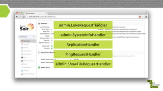 admin.LukeRequestHandler
admin.SystemInfoHandler
ReplicationHandler
PingRequestHandler
admin.ShowFileRequestHandler

 