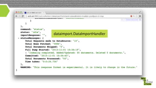 dataimport.DataImportHandler

 