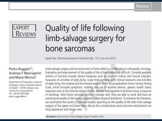 limb salvage therapy 