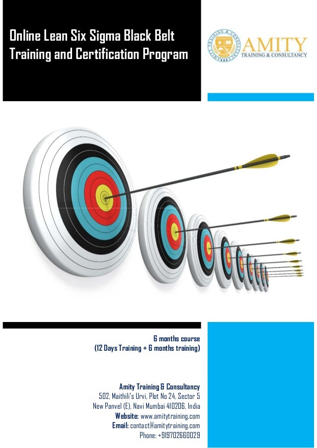 six sigma black belt training online six sigma black belt training online