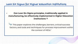 Lean Six Sigma for Higher Education Institutionss.pdf