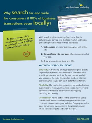 Promotional Email: Local Search Solutions