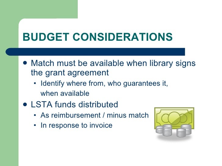 Lsta grants for your library