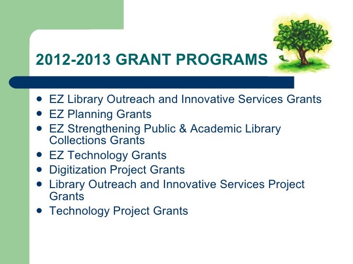 Lsta grants for your library