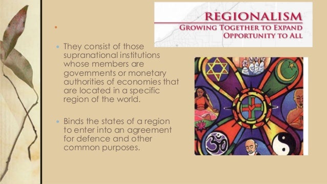 regional organizations as the basis for socio cultural supranational organizations
