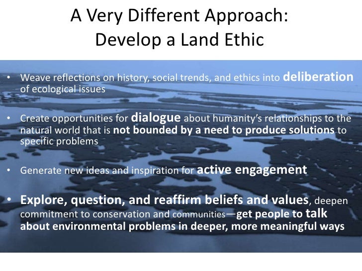 Land Ethic Leaders presentation