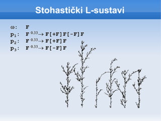 Stohastički L-sustavi 
