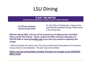 LSU Dining 
