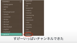 すげーいっぱいチャンネルできた
 
