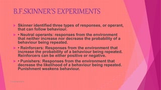 CLASSICAL CONDITIONING VS OPERANT CONDITIONING | PPTX