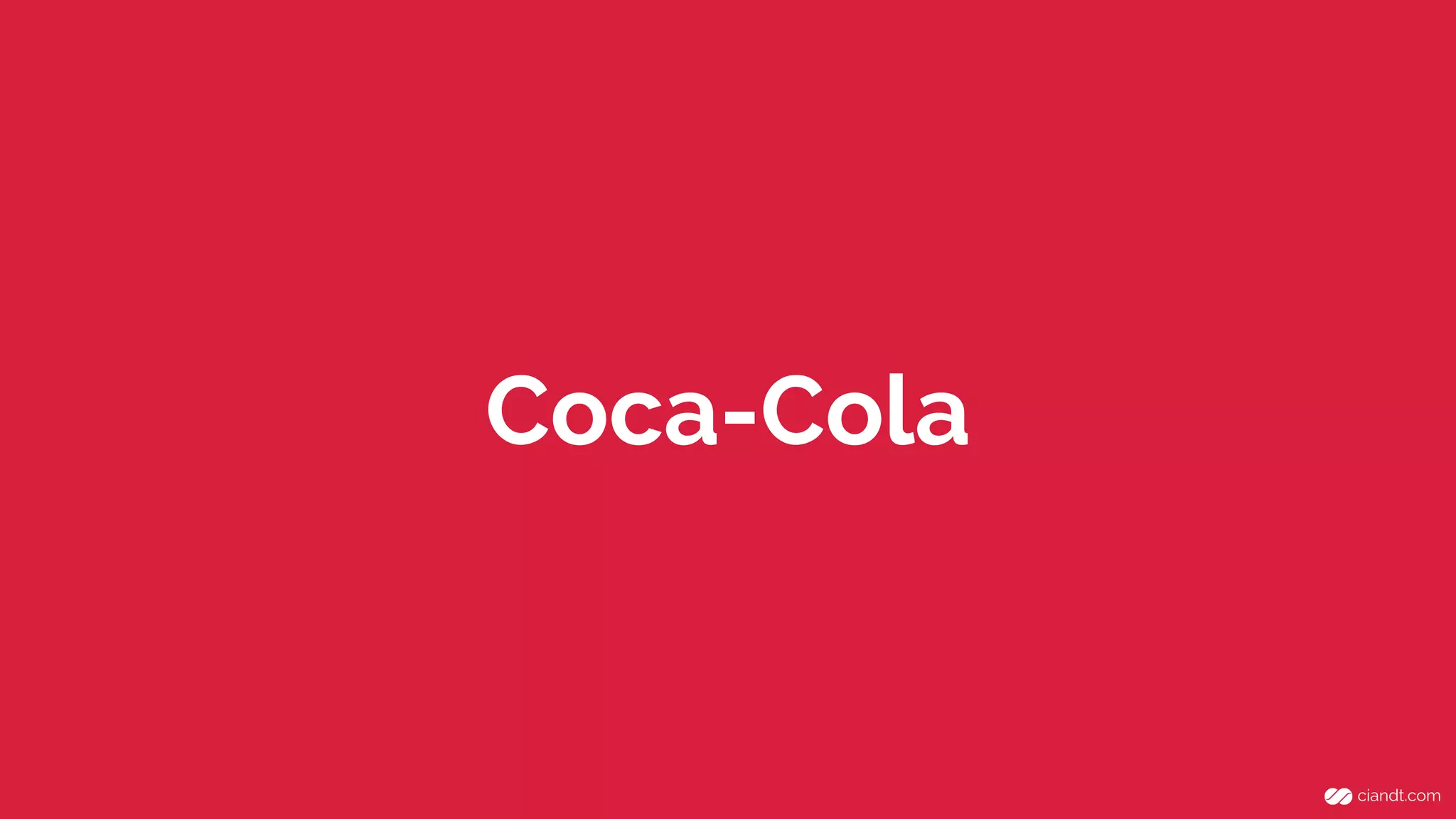 Coca-Cola 
 