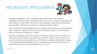 MULTIPLE INTELLIGENCE | PPTX