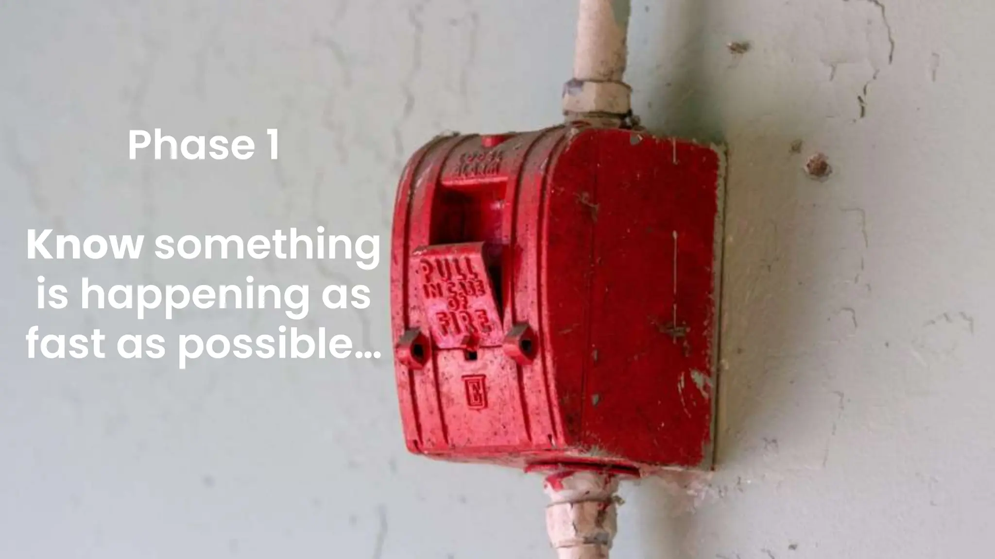 chronosphere.io
Phase 1
Know something
is happening as
fast as possible…
 