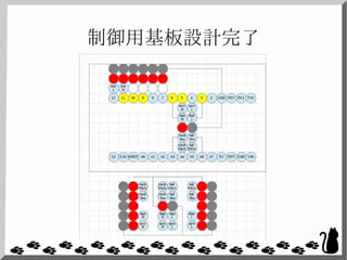制御用基板設計完了
 
