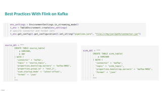 Apache Flink on Kafka: Reliable Data Pipelines Everyone Can Code with ...