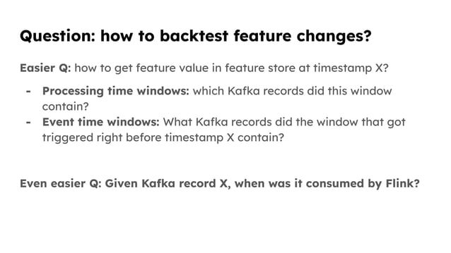 Accurately Backtesting Real-time Streaming Features | PDF | Databases ...