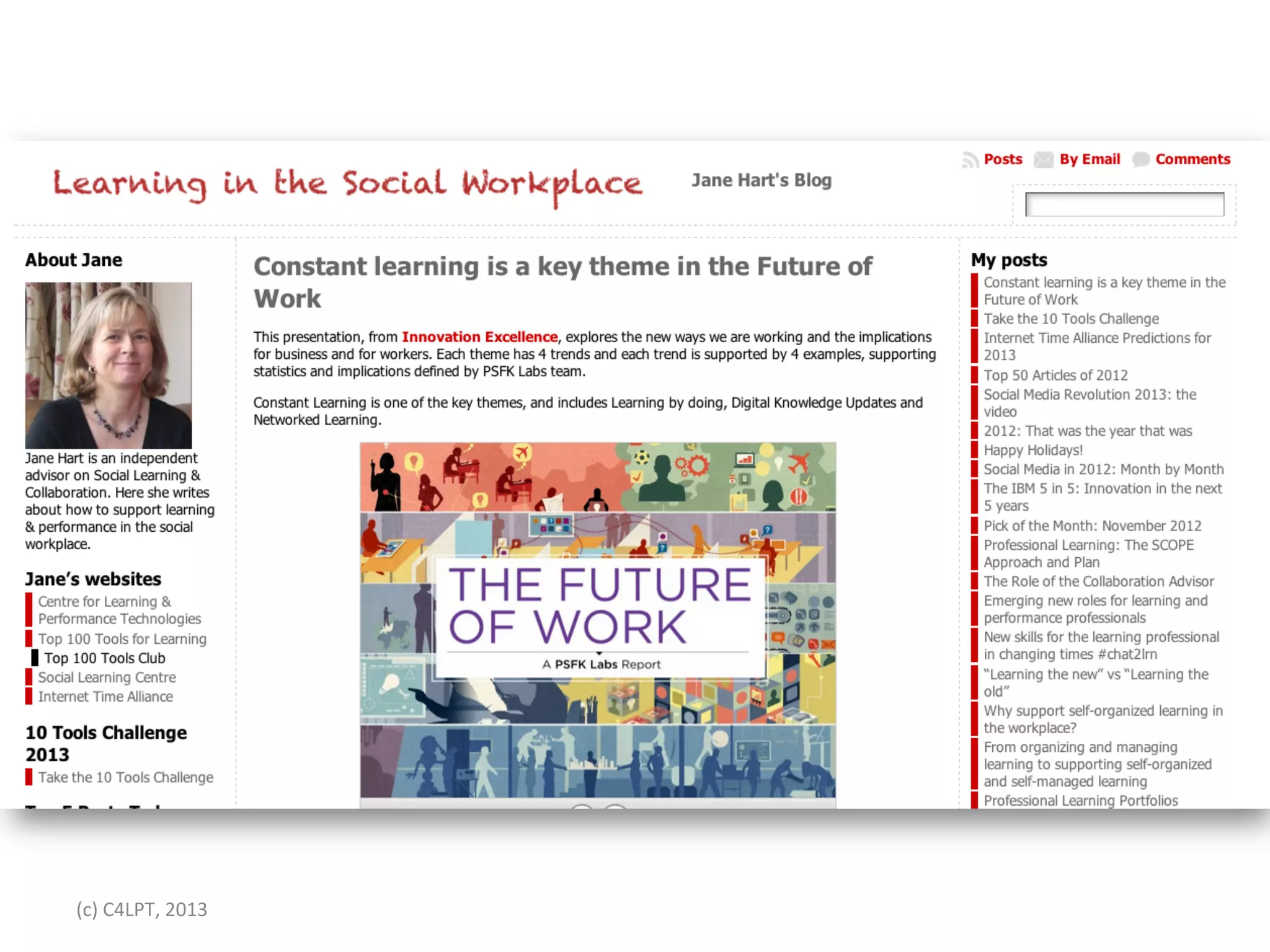 (c)	
  C4LPT,	
  2013	
  
 