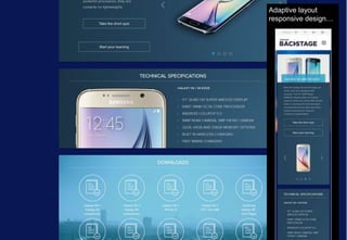 Adaptive layout
responsive design…
 