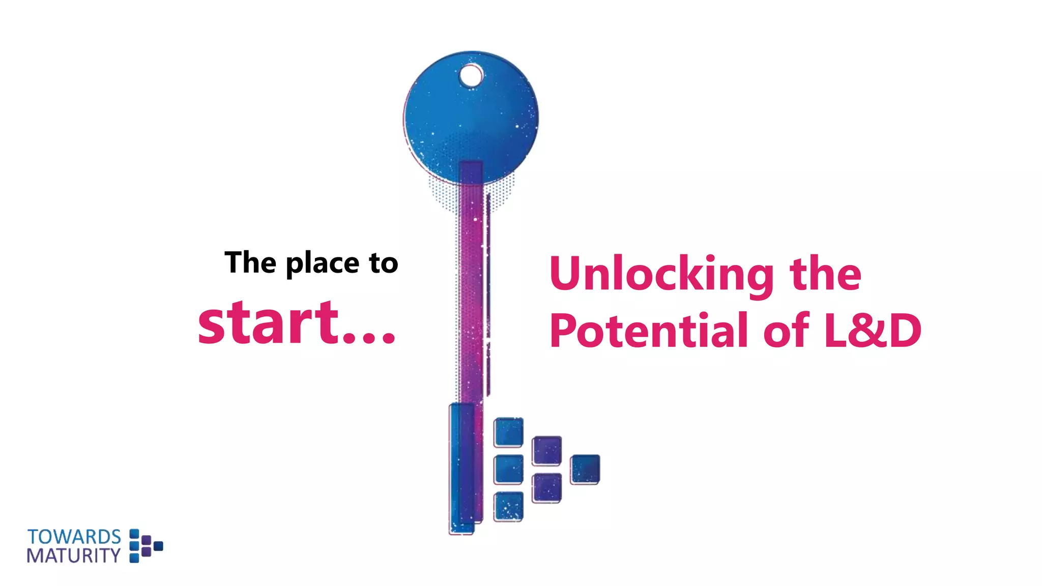 Unlocking the
Potential of L&D
The place to
start…
 
