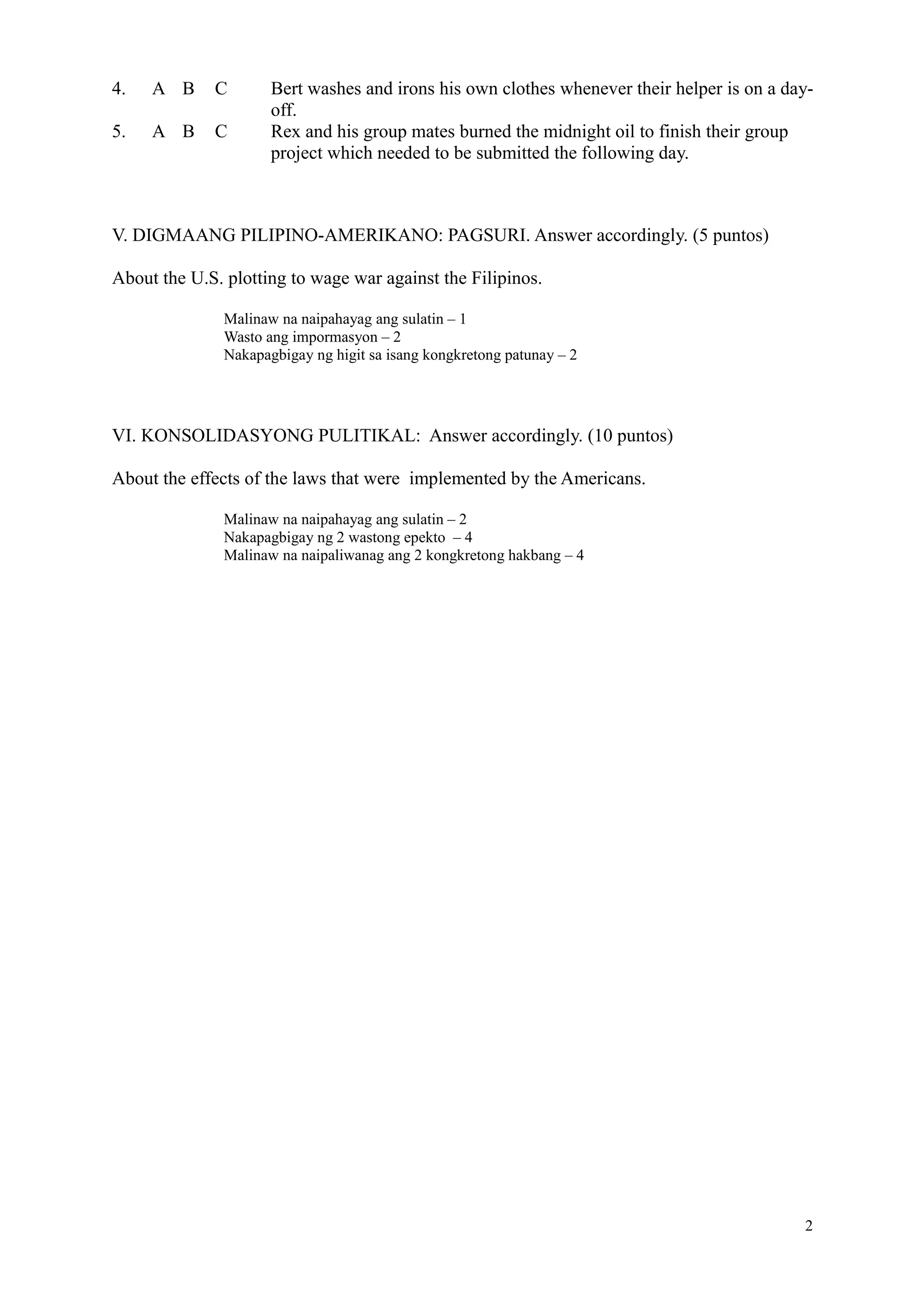 LT1 GP3 reviewer_2012-2013 | DOC | Death, Injury, or Military Conflict ...