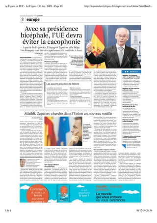 Le Figaro en PDF - Le Figaro - 30 déc. 2009 - Page #8   http://lequotidien.leﬁgaro.fr/epaper/services/OnlinePrintHandl...




1 de 1                                                                                                   30/12/09 20:56
 