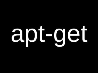 apt-get 