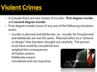 The Criminal Code of Canada (2)
