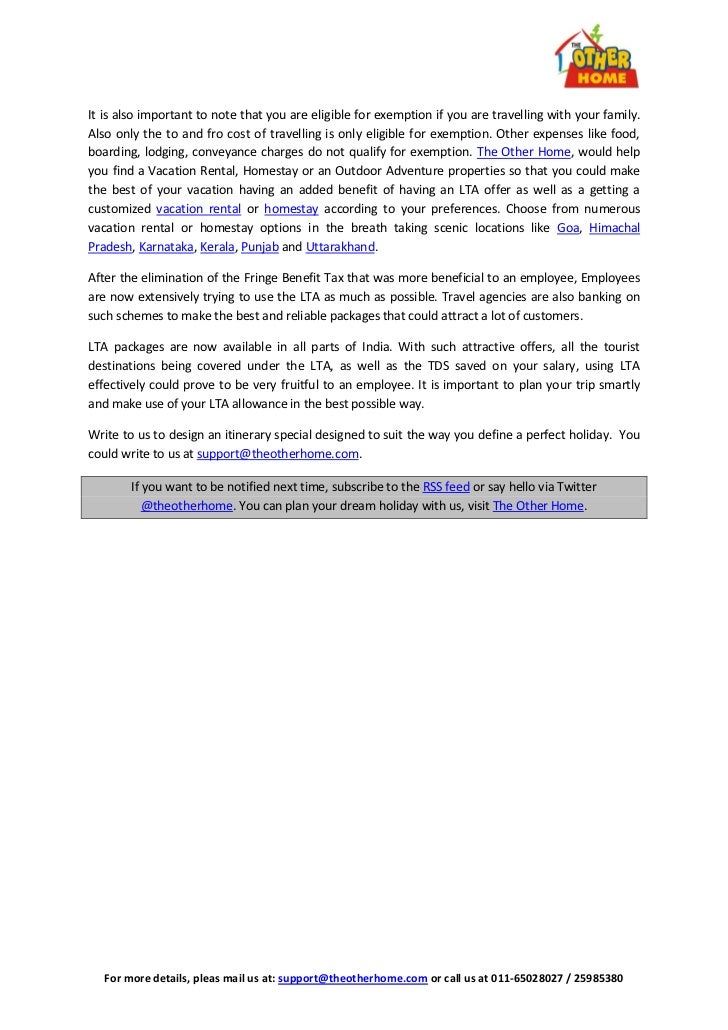 Leave Travel Concession How to Get the Maximum Advantage