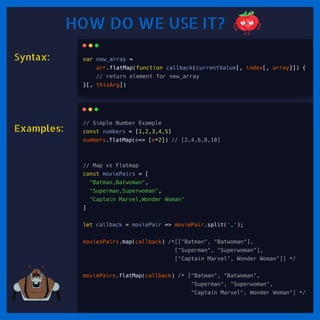 The Daily Method: JS Arrays::flatMap()