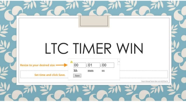 Countdown Timer Embedded In Powerpoint