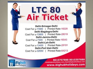 Ltc 80 air tickets